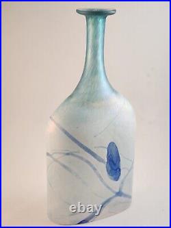 Kosta Boda Glass Bertil Vallien Galaxy Blue Series Vase Signed Numbered