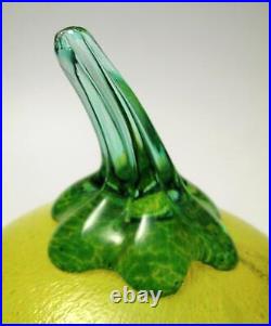 Kosta Boda Glass Gunnel Sahlin Artist Colllection Melon Frutteria Signed Fruit