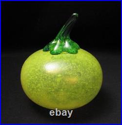 Kosta Boda Glass Gunnel Sahlin Artist Colllection Melon Frutteria Signed Fruit