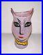 Kosta Boda Glass Open Minds Pink Face Vase Ulrica Vallien Signed Numbered