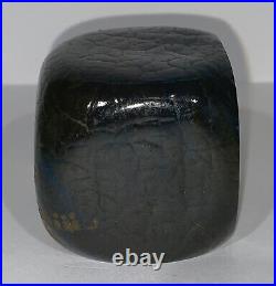 Kosta Boda Glass Sculpture Paperweight Goran Warff Lapland Petroglyph Signed MCM