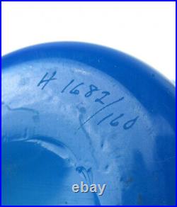 Kosta Boda Glass Vase Erik Höglund Design signed Sweden Art Glass 16,5cm
