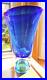 Kosta Boda Goran Warff Blue Vase Signed Numbered