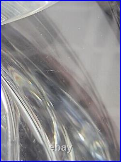 Kosta Boda Goran Warff Signed Sails Crystal Glass Vase 8 7/8 Numbered 48730