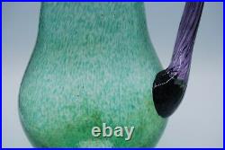 Kosta Boda Gunnel Sahlin Large Jug Frutteria In Green And Purple, Signed