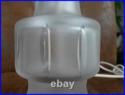 Kosta Boda Helkristall Sweden Design Glass Lamp Base Lamp Bortslampa 60's