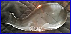 Kosta Boda Jonah&Whale Signed Crystal Paperweight 73470 7.5 x 3.5 V. Lindstrand