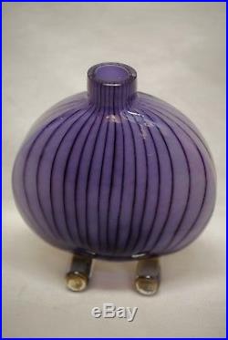 Kosta Boda K. Engman. Vase Pebbles In Lilac And Purple