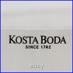 Kosta Boda Kjell Engman 4 x Signed & Labeled Glass Vases & Bowls October Series