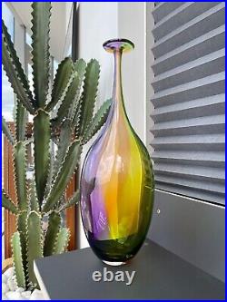 Kosta Boda Kjell Engman Fidji Vase 45cm Signed with Original Label #7048840