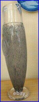 Kosta Boda Kjell Engman Fossil Series, Art Glass Vase