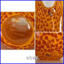 Kosta Boda Kjell Engman SIGNED 15 Catwalk Swimsuit Vase Orange (7040601)