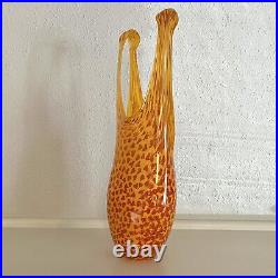 Kosta Boda Kjell Engman SIGNED 15 Catwalk Swimsuit Vase Orange (7040601)