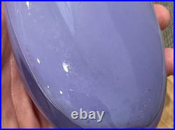 Kosta Boda Kjell Engman Signed Lavender / Purple Art Glass Vase