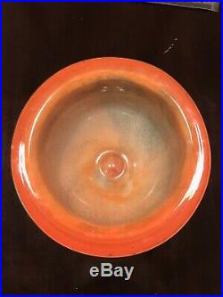 Kosta Boda Large Footed Can Can Art Glass Centerpiece Bowl SIGNED ENGMANN