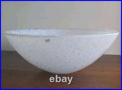 Kosta Boda Large Tellus Ice and Snow Bowl Designer, Anna Ehrner 12 / 31cm