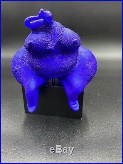 Kosta Boda Limited Edition Blue People sculpture