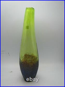 Kosta Boda MOONLANDING Purple to Green 12 3/4 Vase by Monica Backstrom 40063