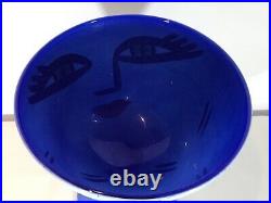 Kosta Boda Open Minds Glass Vase In Blue By Ulrica H Valien. Stunning Condition