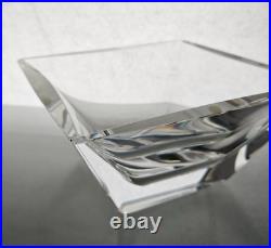 Kosta Boda PLAZA 8 Square Bowl EXCELLENT+ Thick Heavy Crystal 57848