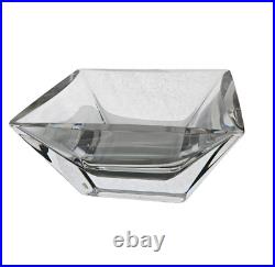 Kosta Boda PLAZA 8 Square Bowl EXCELLENT+ Thick Heavy Crystal 57848