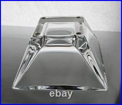 Kosta Boda PLAZA 8 Square Bowl EXCELLENT+ Thick Heavy Crystal 57848