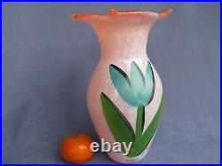 Kosta Boda Quality Art Glass Vase by Ulrica Hydman Vallien Tulipa Vase Signed
