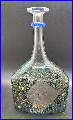Kosta Boda Satellite Collection Glass Bottle Vase Bertil Vallien #89251 No Box