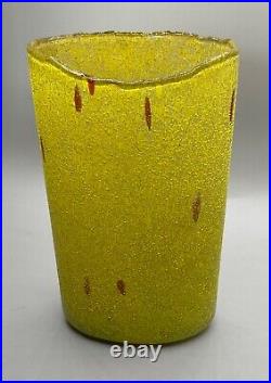 Kosta Boda Signed B Vallien Chicko Art Glass Vase #49606