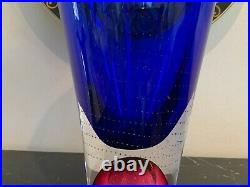 Kosta Boda Signed Goran Warff #70400577 Zoom Art Glass Vase