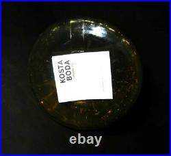 Kosta Boda Signed Kjell Engmann PEGASUS 70410148 Art Glass Vase 13 3/4 Tall