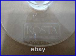 Kosta Boda Studio Design Gun Lindblad Glas Chalice Signed Vintage around