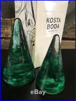 Kosta Boda Sweden 1742 Trees! So Cool! MINt
