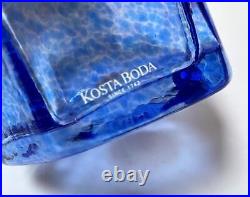Kosta Boda Sweden Antikva Art Glass Vase Bertil Vallien Artist Collection Signed