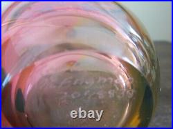 Kosta Boda Sweden Fidji Rainbow Oil Spill Bottle Vase By Kjell Engman 11