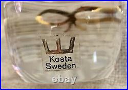 Kosta Boda, Sweden. Four Crystal Art Glass Figures.'The Family' 1970s