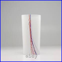 Kosta Boda Sweden Glass Large Rainbow Vase 18.9cm Bertil Vallien #48227 Signed