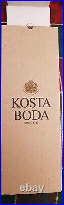 Kosta Boda Swedish Art Vase Yellow Tulipa 10. By Ulrica Hydman Vallien. Boxed
