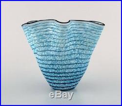 Kosta Boda, Ulrica H. Vallien art glass vase. Swedish design