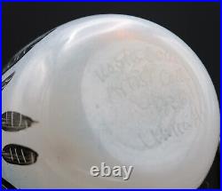 Kosta Boda Ulrica Hydman Vallien Handmade Artificial Glass Vase Sweden Labeled