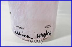Kosta Boda Ulrica Hydman Vallien Open Minds Large Pink Vase 48745