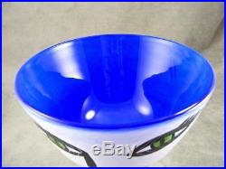 Kosta Boda Ulrica Vallien Open Minds 988824 Signed Large Footed Bowl