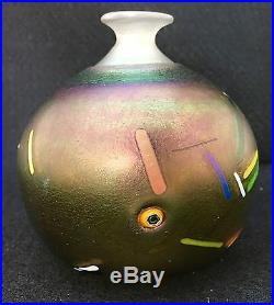 Kosta Boda Vallien Confetti Cabinet Ball Vase