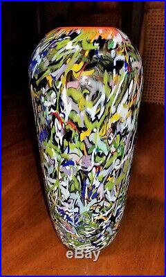 Kosta Boda Vase by Bertil Vallien Art Mid Century Modern Glass Signed No. 48825