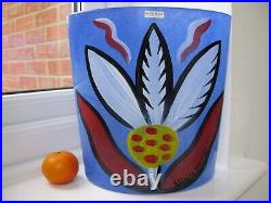 Kosta Boda Vintage Art Glass Vase Ulrica Hydman Vallien Moon Flower Design 1997