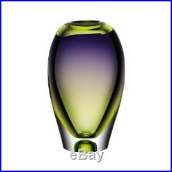 Kosta Boda Vision Vase Green Purple
