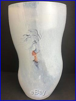 Kosta Boda White Catwalk Large Vase by Kjell Engman's Fashion Inspired 16.50