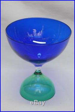 Kosta Vicke Lindstrand Bowl In Blue And Green. 14,5 CM
