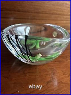 Kosta Vicke Lindstrand art glass bowl 1950, s (Kosta boda) Scandinavian glass