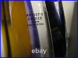 Kosta Wedding Göran Wärff Artist's Choice Vase Heavy Art Glass